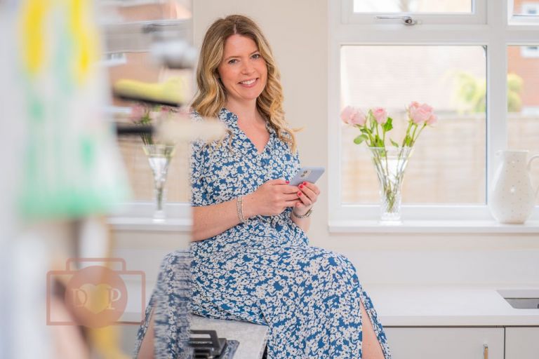 happy mum coach branding photo shoot
